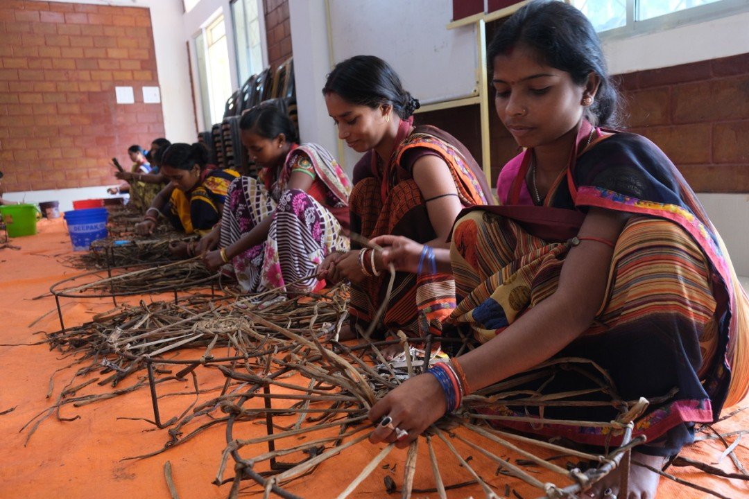 Women entrepreneurs at market